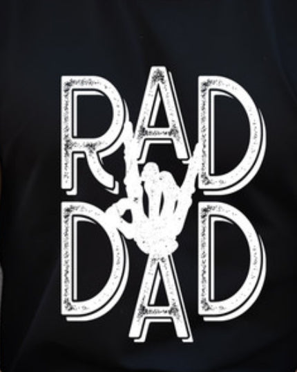 Rad Dad Tshirt - Small Design