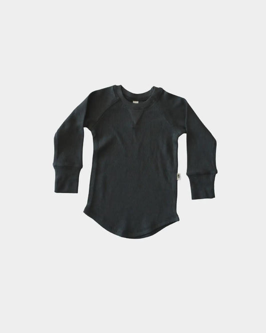 Ribbed Long Sleeve - Graphite